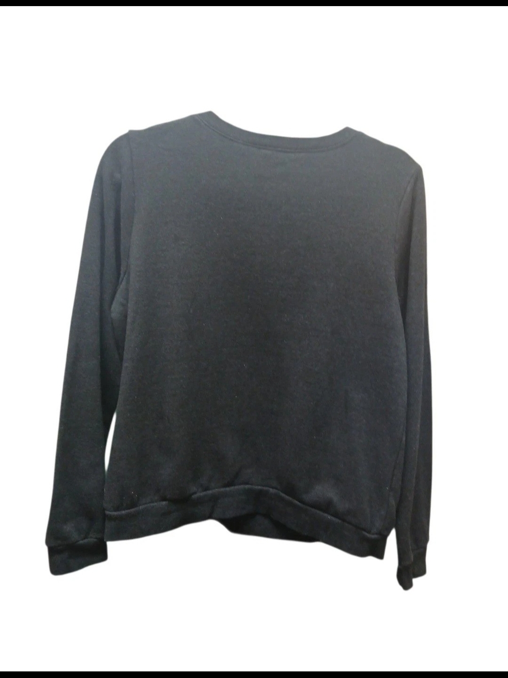 Dark Grey Sweatshirt with Floral "THUG LIFE" Graphic #216 - Picture 2 of 2